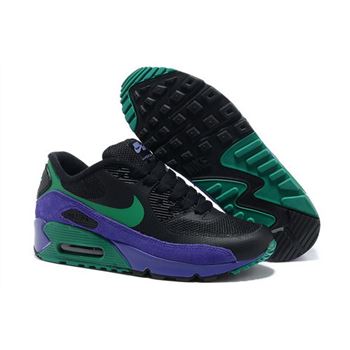 Nike Air Max 90 Hyperfuse Women Purple Green Running Shoes France